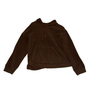 Size small brown fuzzy soft hoodie